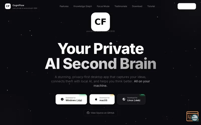 Screenshot of cogniflow
