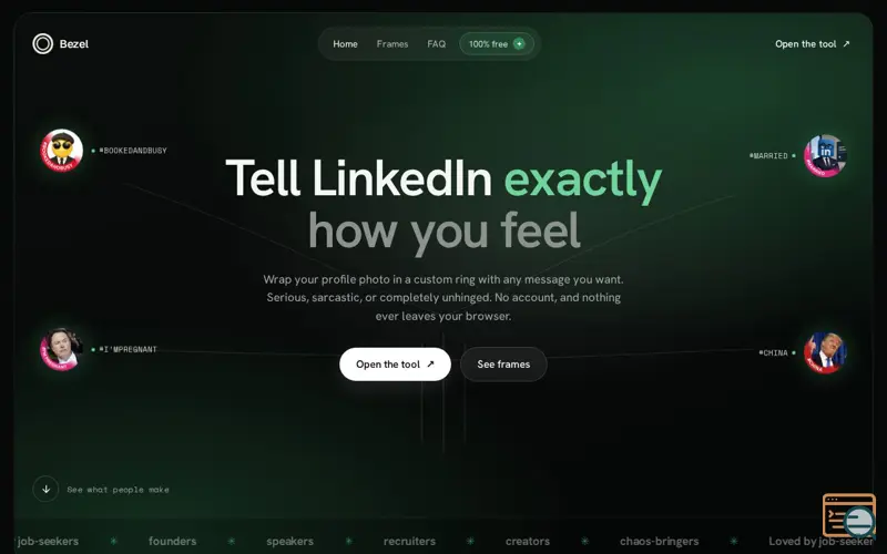 Screenshot of Bezel