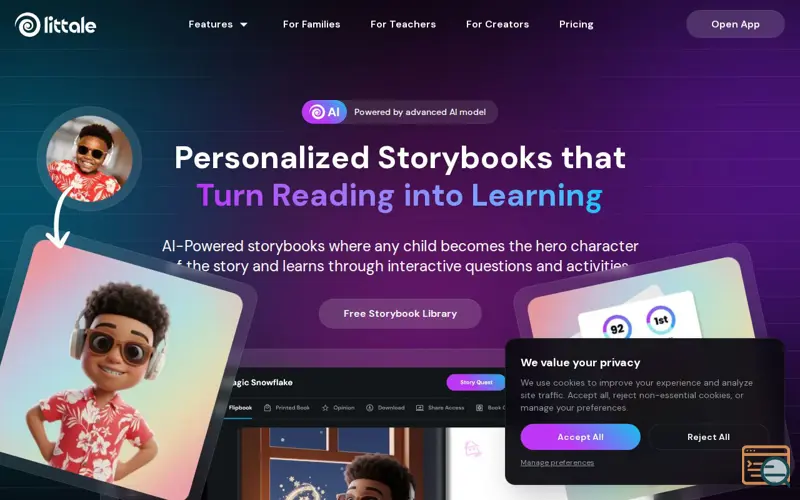 Screenshot of Littale