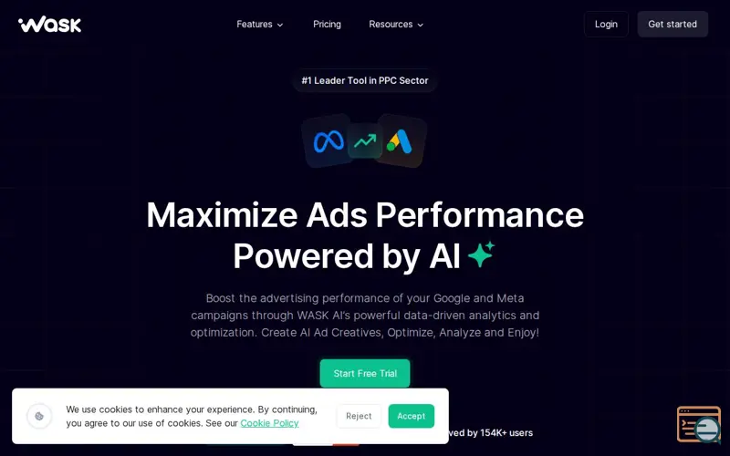 Screenshot of WASK