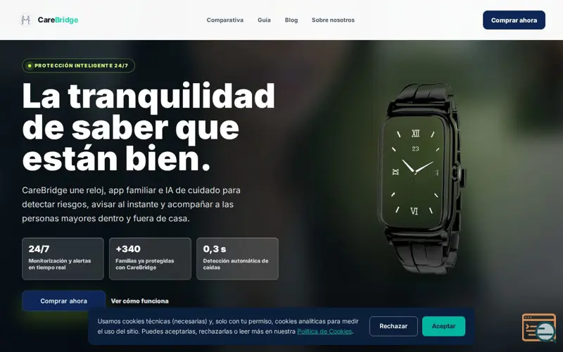 Screenshot of CareBridge AI
