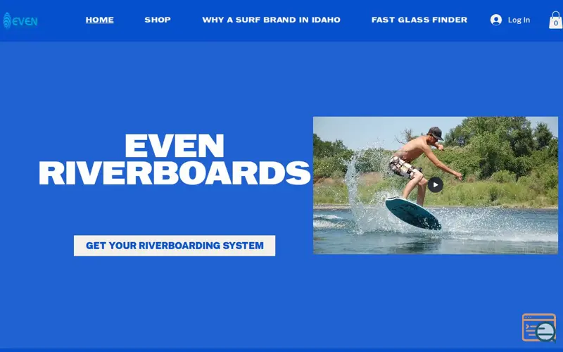 Screenshot of Even Riverboards