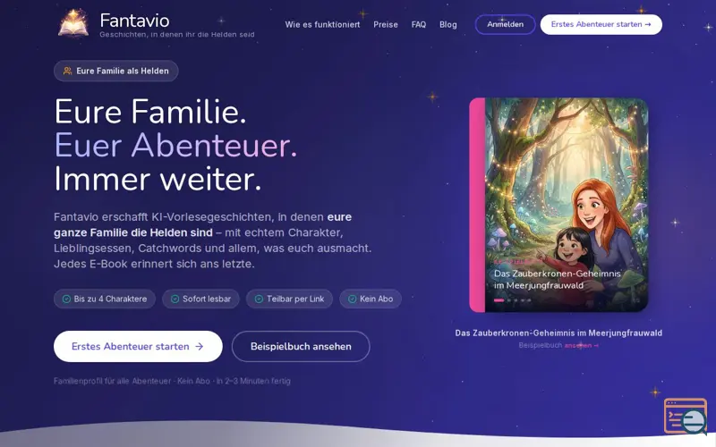 Screenshot of Fantavio.de