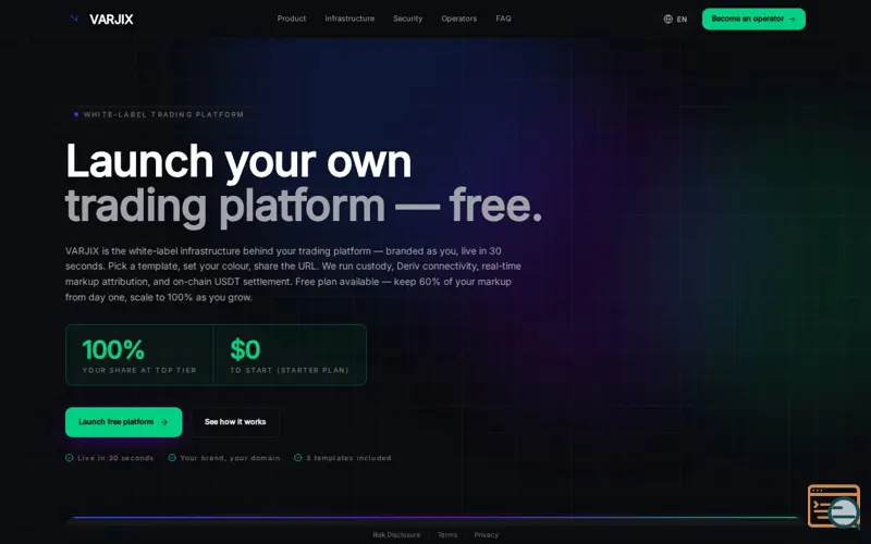 Screenshot of VARJIX