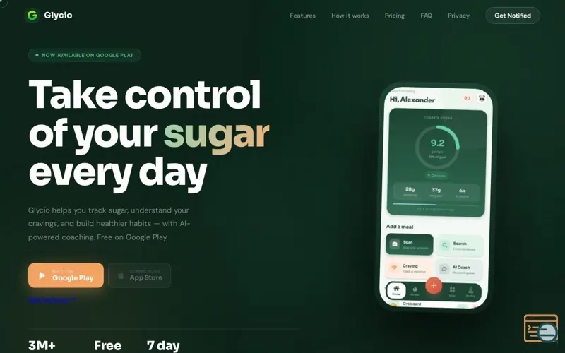 Screenshot of Glycio - Sugar Tracker