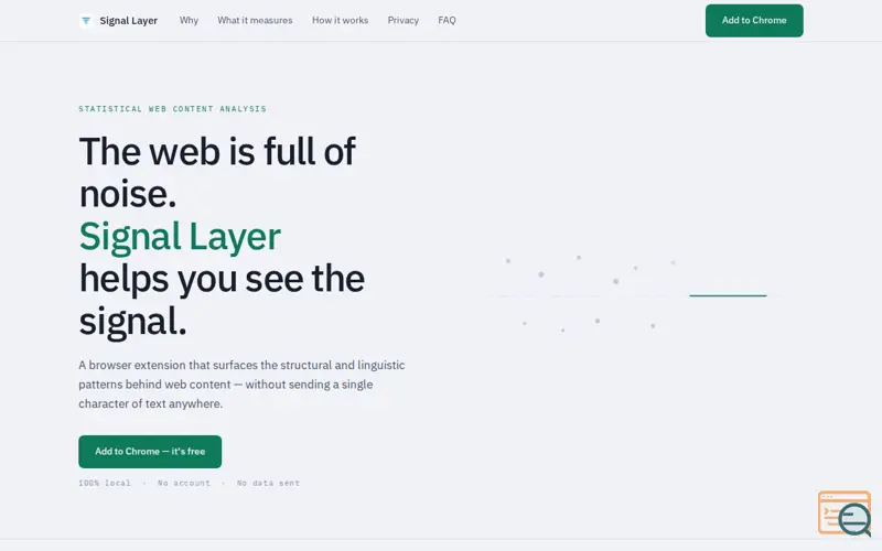 Screenshot of Signal Layer
