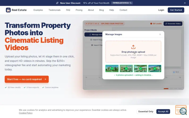 Screenshot of Reel Estate