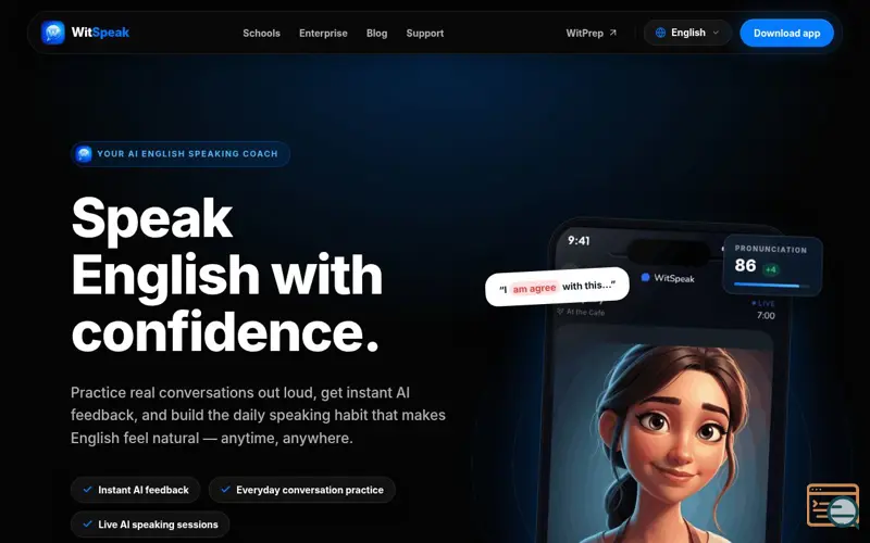 Screenshot of Beat the GRE, SAT & IELTS — the smartest AI prep | WitPrep