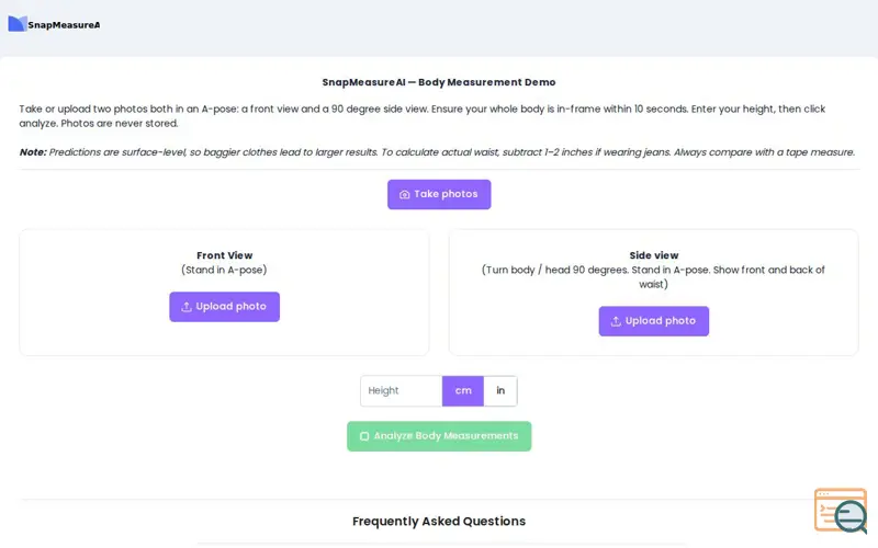 Screenshot of Demo