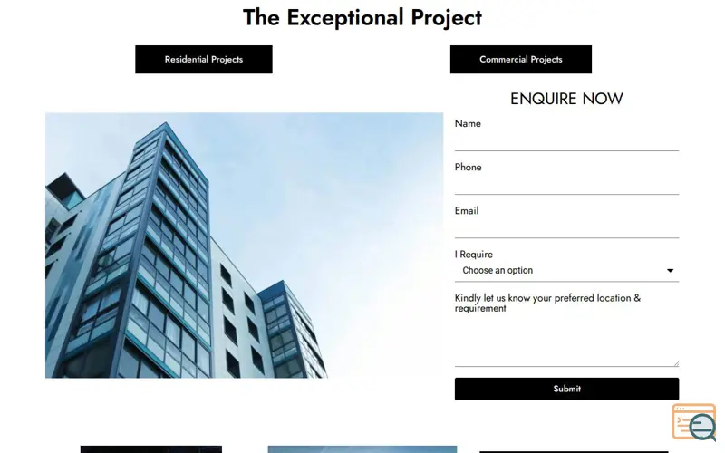 Screenshot of thexceptionalproject.com