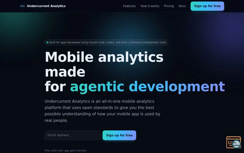Screenshot of Undercurrentanalytics