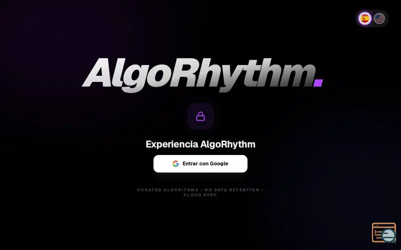 Screenshot of AlgoRhythm