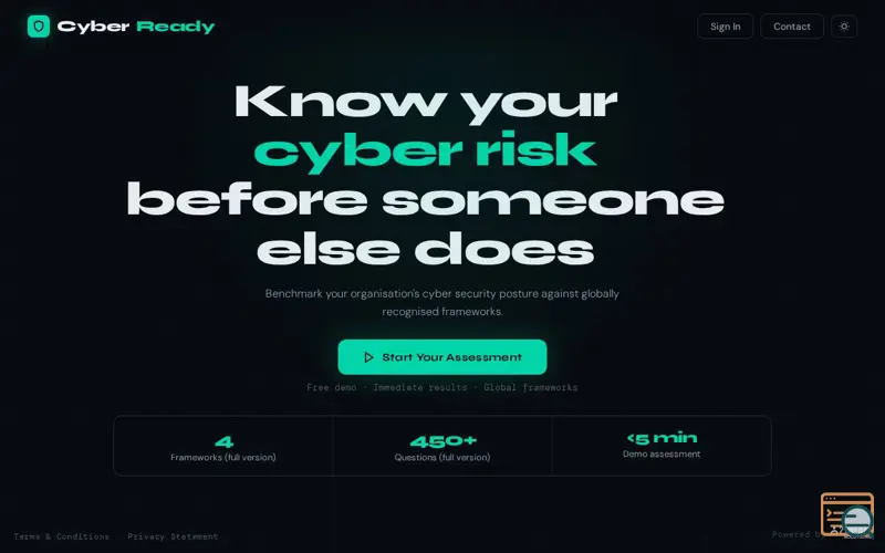 Screenshot of CyberReady