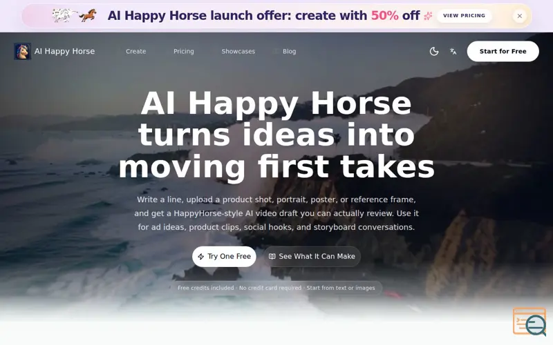 Screenshot of AI Happy Horse