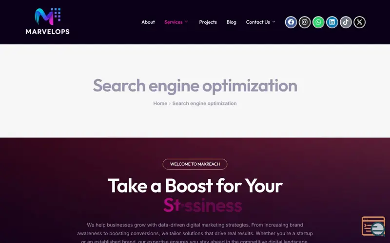 Screenshot of Marvelops