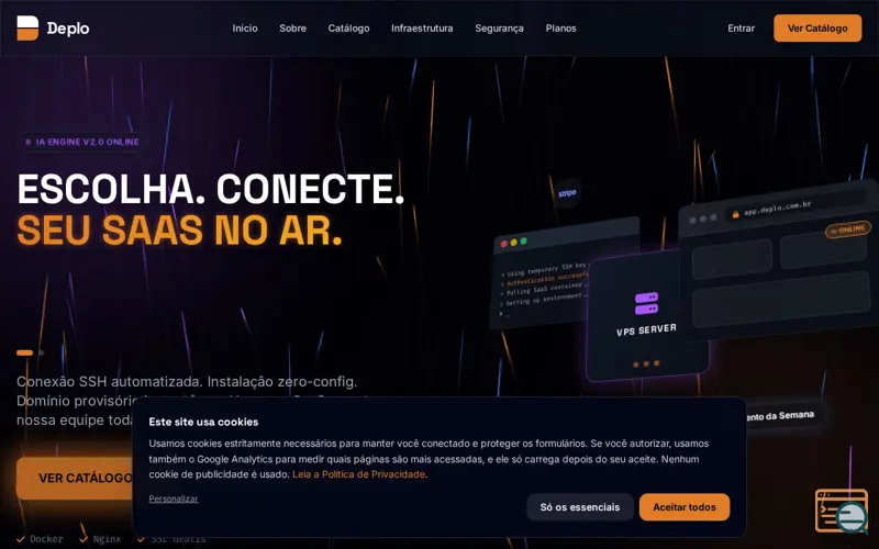 Screenshot of Deplo