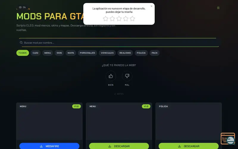 Screenshot of ModSan