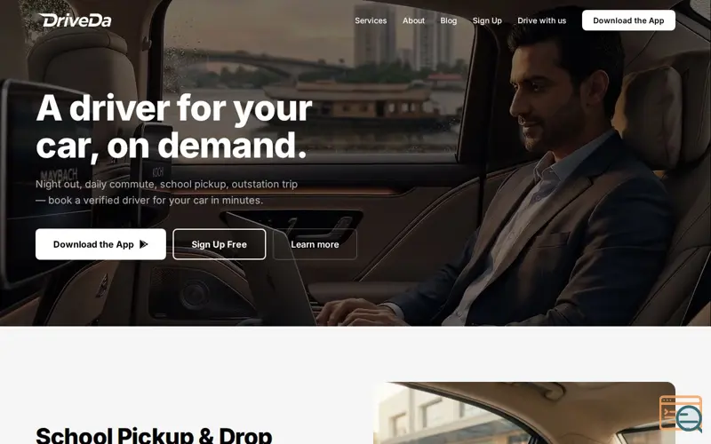 Screenshot of DriveDa