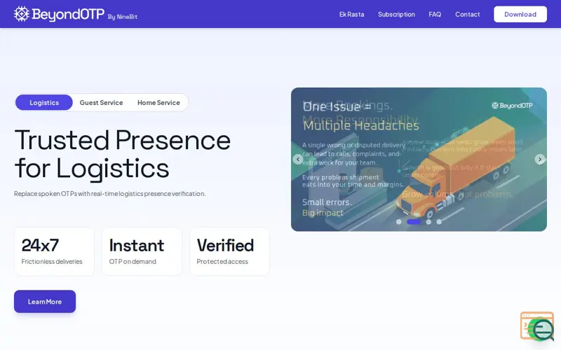 Screenshot of BeyondOTP