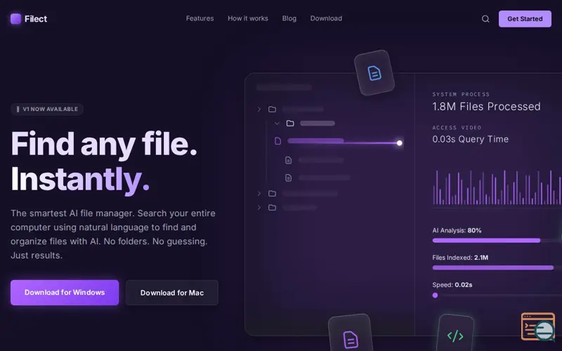 Screenshot of Filect 