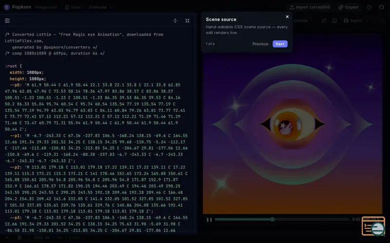 Screenshot of Popkorn
