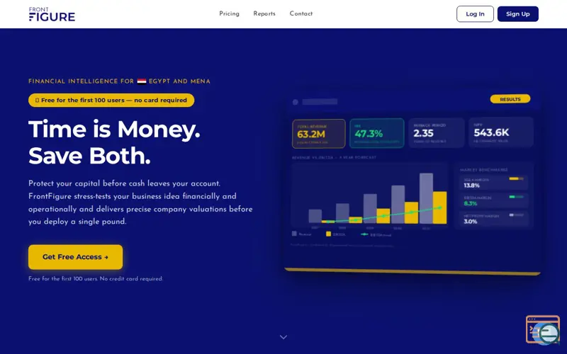 Screenshot of Front Figure