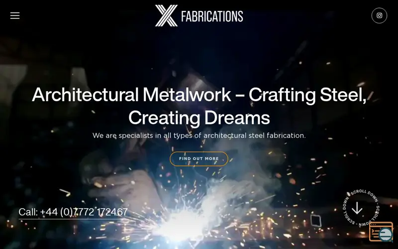 Screenshot of XFabrications