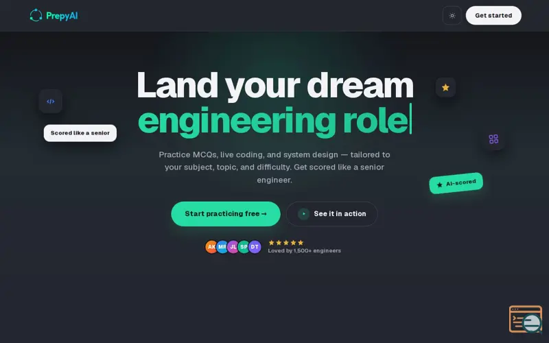 Screenshot of PrepyAI