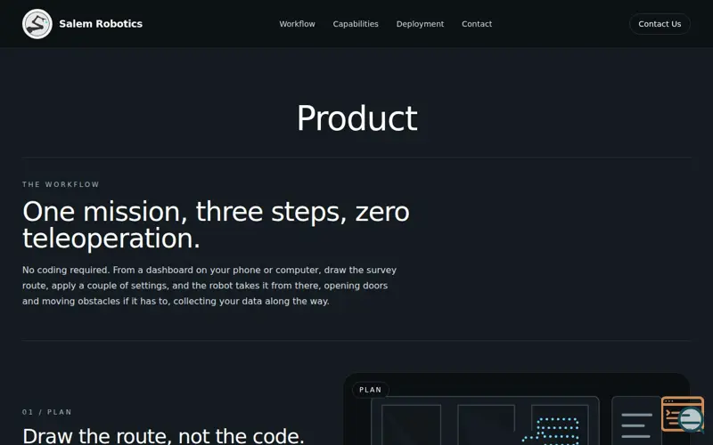 Screenshot of Salem Robotics