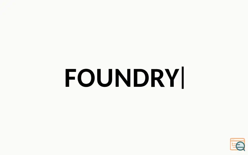 Screenshot of Foundry