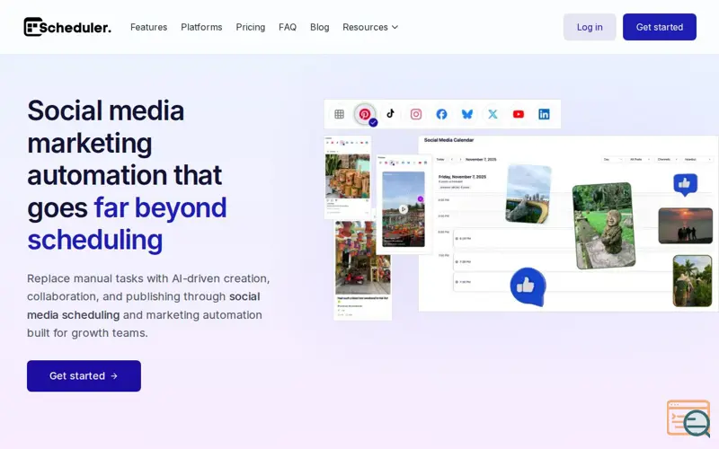 Screenshot of Scheduler.social