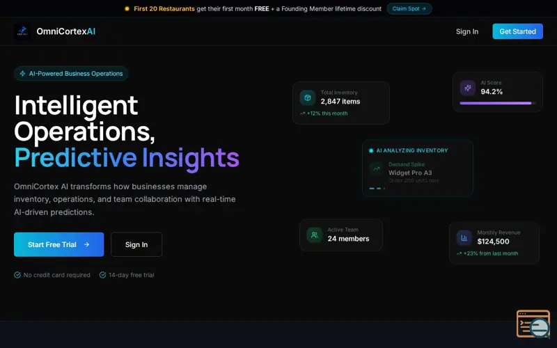 Screenshot of OmniCortexAI