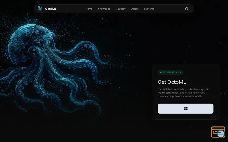 Screenshot of OctoML