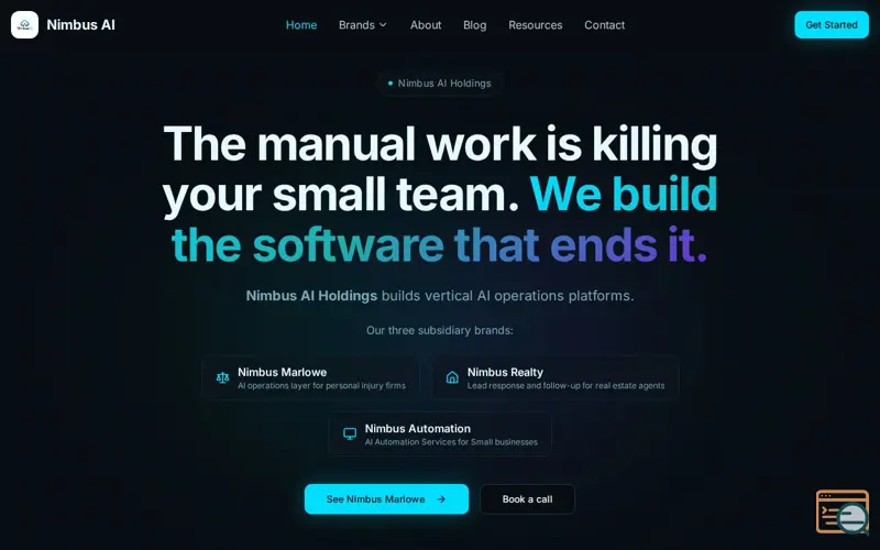 Screenshot of Nimbus AI Holdings