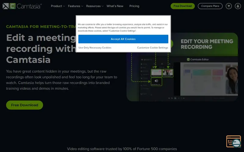 Screenshot of Camtasia x Zoom Integration