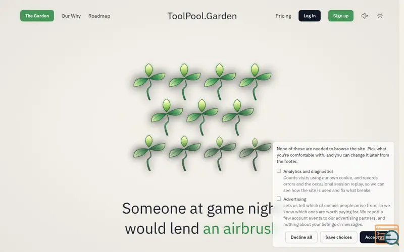 Screenshot of Toolpool