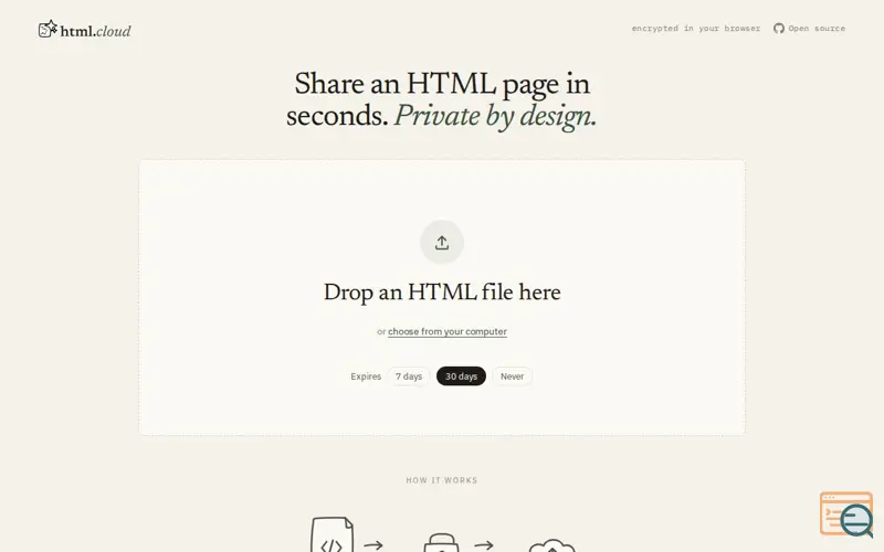 Screenshot of html.cloud