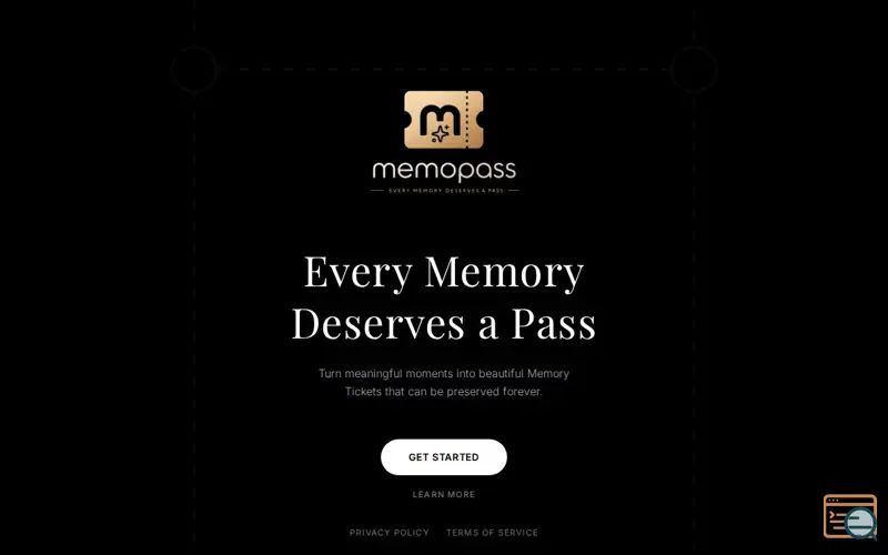 Screenshot of MemoPass