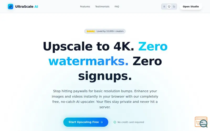 Screenshot of UltraScale AI