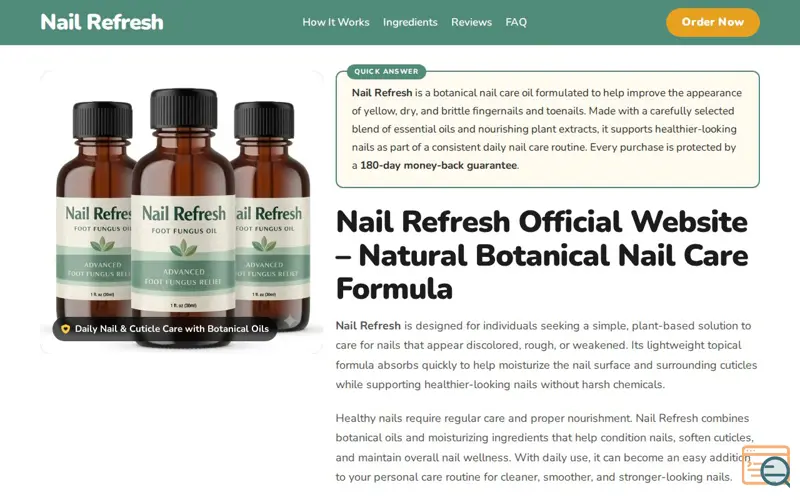 Screenshot of Nail Refresh Official