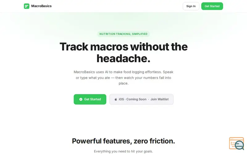 Screenshot of MacroBasics