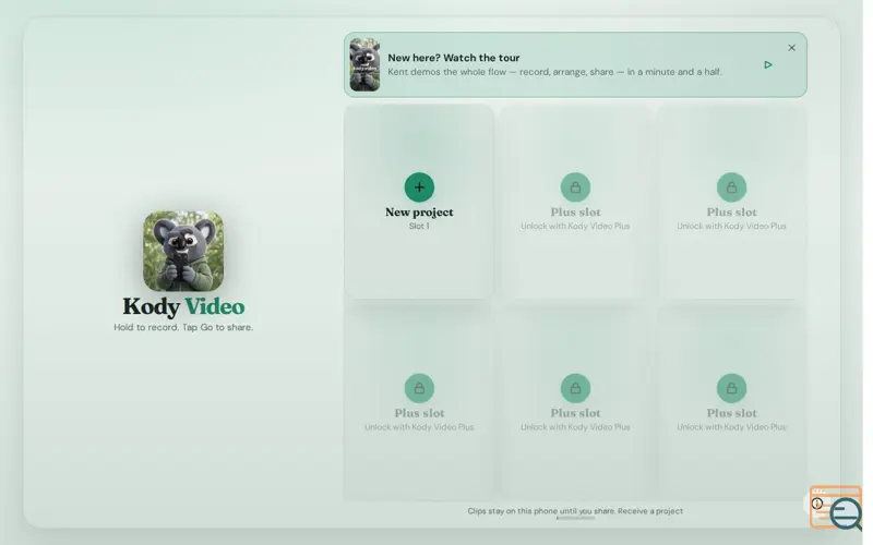 Screenshot of Kody Video
