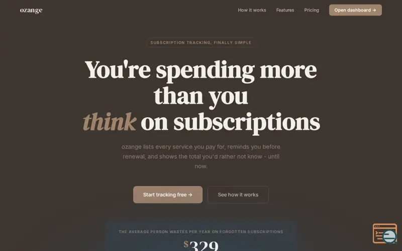 Screenshot of ozange