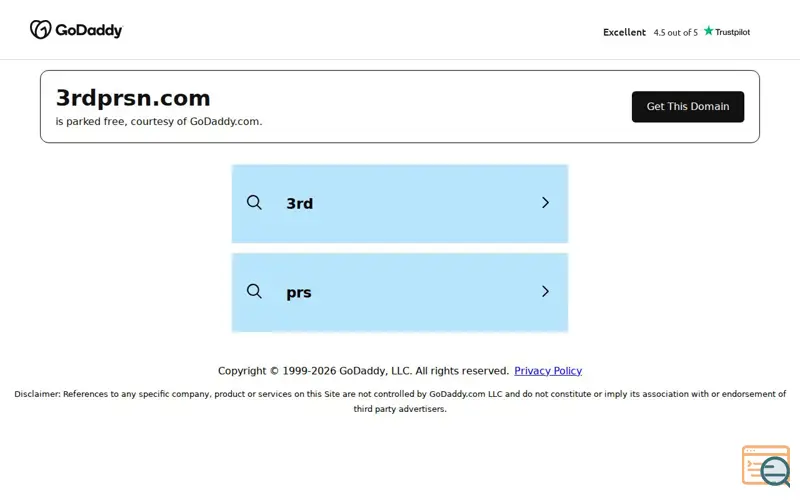 Screenshot of 3RD PRSN AI