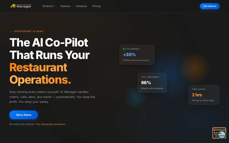 Screenshot of AI Manager