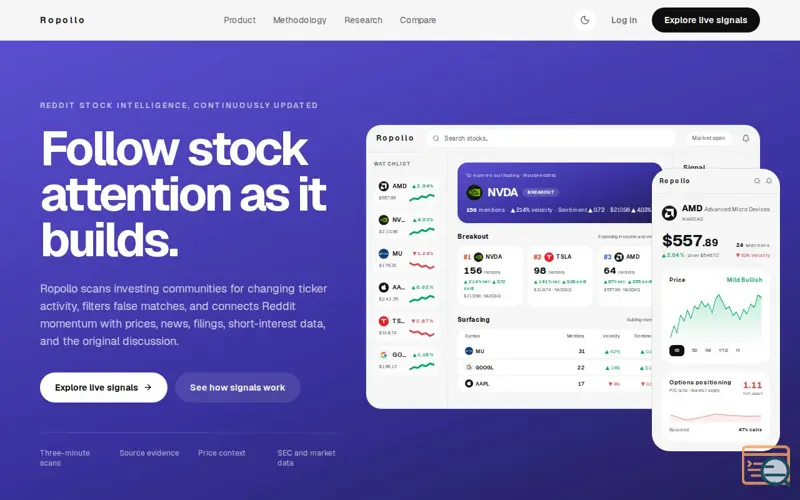 Screenshot of Ropollo