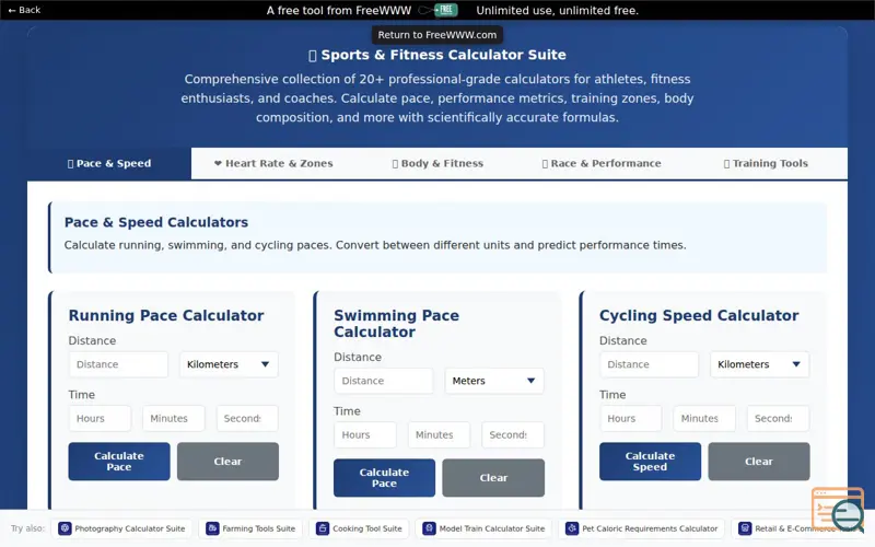 Screenshot of FreeWWW