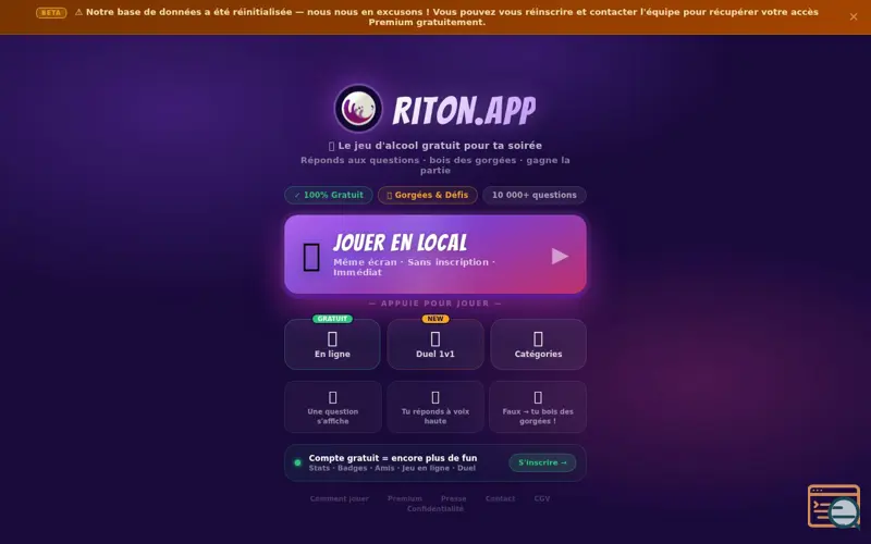 Screenshot of Riton.app