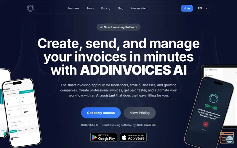 Screenshot of ADDINVOICES