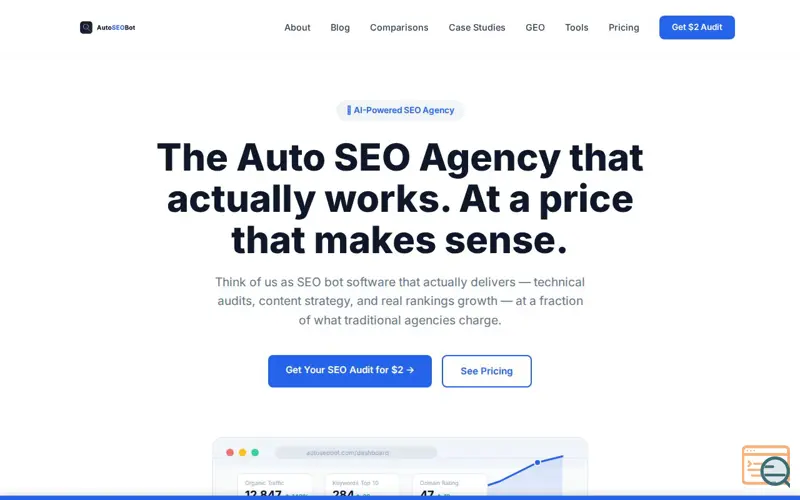 Screenshot of $2 SEO Audit